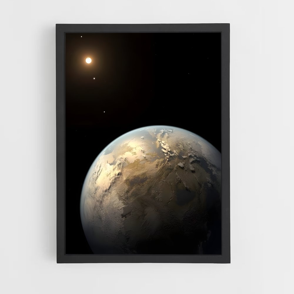 Poster L'Univers de Kepler – affiche Astronomie (vue 2)